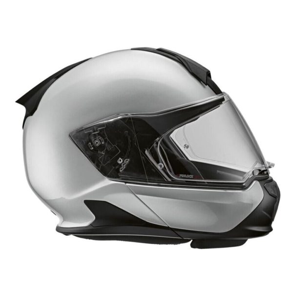 Casco Para Motociclista System 7 Carbon Evo plata