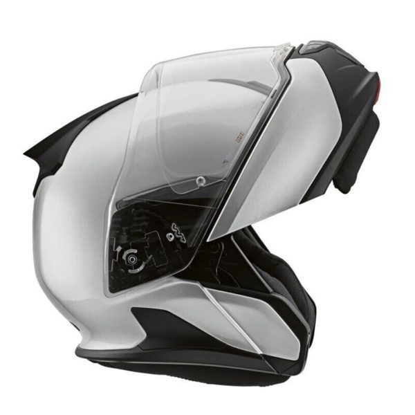 Casco Para Motociclista System 7 Carbon Evo plata